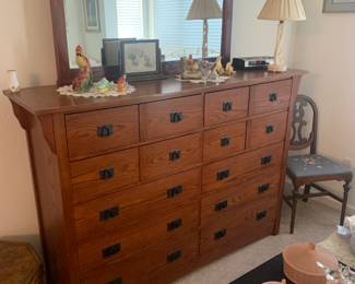 10 Drawer Mission Style