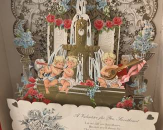 Victorian Valentine's day card