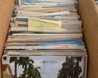 100's of vintage post cards