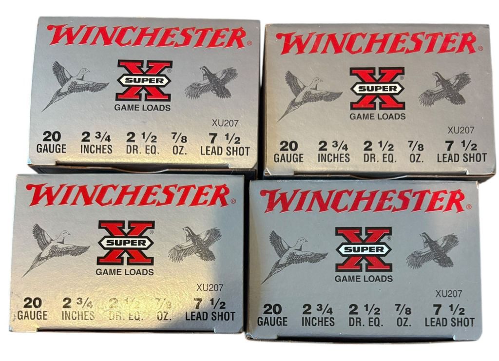 4 Winchester Super X Xu207 Boxes