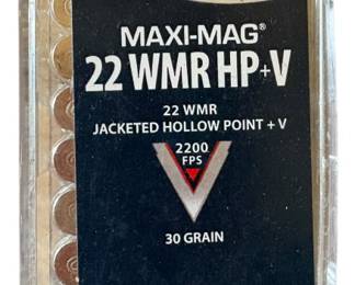 CCI Maxi Mag 22 WMR Hp V Ammo