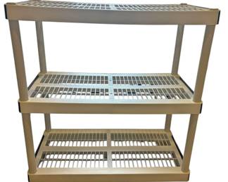 Keter White Black Shelving Unit
