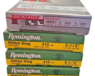 410 Gauge Buck Shots Rifled Slugs