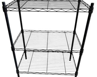 Black Metal Shelving