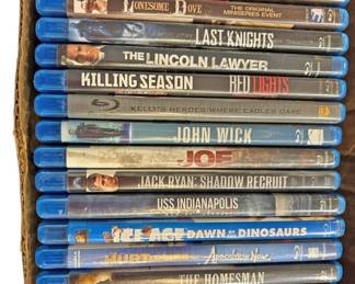 Assorted Blu Ray DVDS