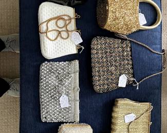 Beautiful collection of Italian Vintage evening bags!