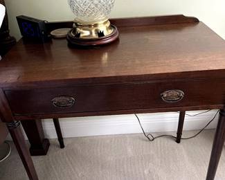 Beautiful Walnut small desk...antique, classy and a perfect size.