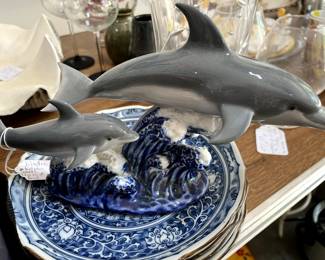 LLadro porcelain...The Swimming Lesson...beautiful!