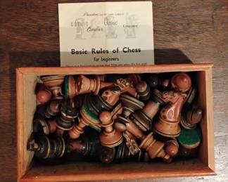 Hand Carved Chess Pieces