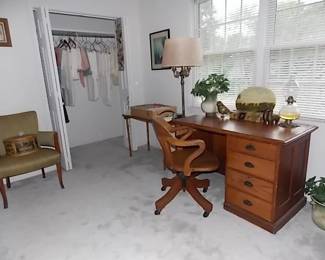 Desk, Chair