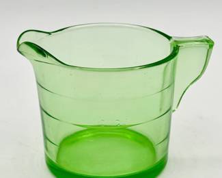 Uranium Glass measuring cup