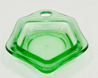 Boyd’s Glass Spoon Rest Marked