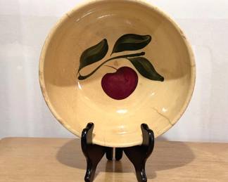 Apple Three Leaf Watt Oven Ware Bowl - Numbered 73 Spaghetti Bowl