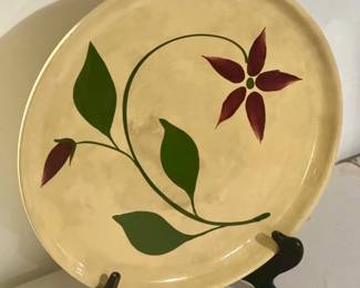 Watt Pottery Star flower Serving Platter