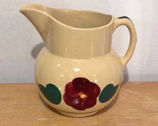 Watt Pottery Rio Rose Pitcher