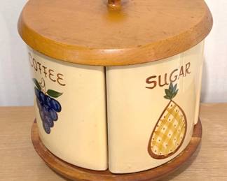 Watt Pottery Esmond 4-Section Canister Set
