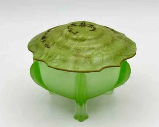 LE Smith 3-Legged Bowl with Celluloid Cover
