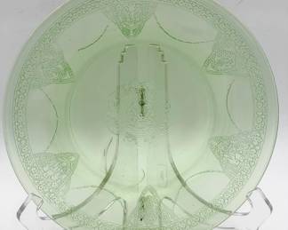 (13) 8” Federal Georgian Plates — Large Set, Glows