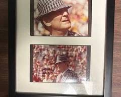2 Bear Bryant Photos framed