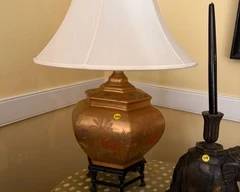 Gold lamp