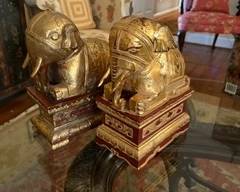 Elephant bookends