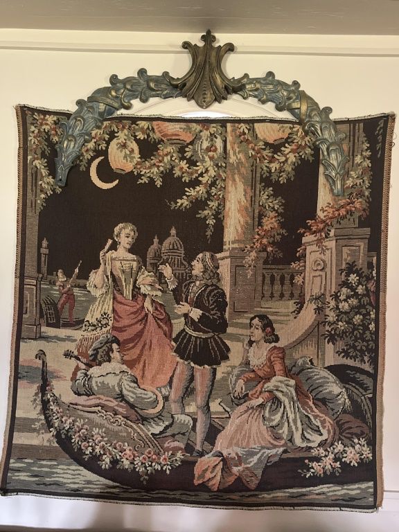 Vintage Hand Woven Belgian Tapestry