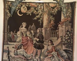 Vintage Hand Woven Belgian Tapestry