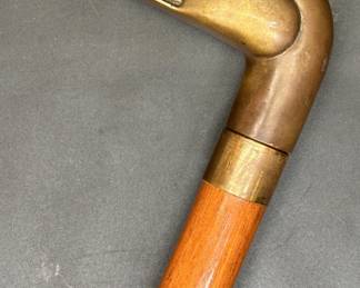 Vintage Cane w/ Brass Duck Head Handle