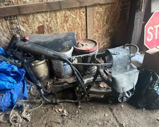 Mid 1970’s TT500 Yamaha frame and seat