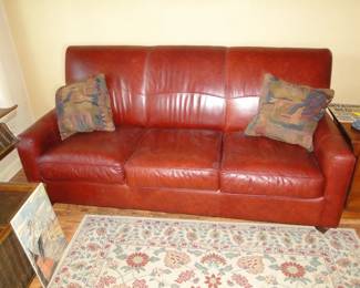 Leather sofa