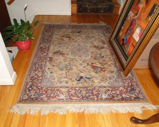 Horse design rug (all rugs need cleaning)