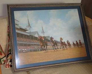 C. W. Vittitow Horse Race art