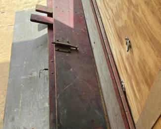 Old boards from stake bed wagon