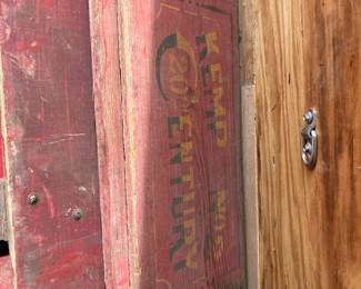 Old boards with writing