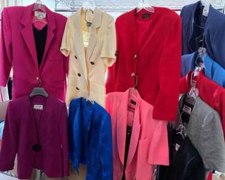 AWT167 Vintage Ladies Suits And Blazers