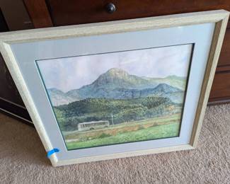 AWT018 - Vintage Landscape Print