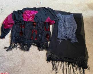 AWT137 - Four Beautiful Vintage Shawls