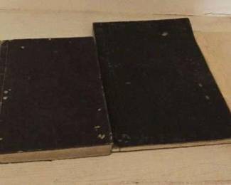 AWT179 Old Japanese Language Antique Books (6) & Japanese Calligraphy