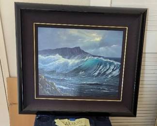 AWT229 - Roy Tabora Frames Seascape Painting
