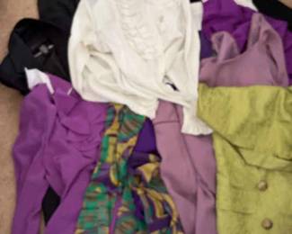 AWT166 Mix Of Vintage And Modern Ladies Clothing