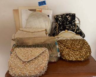 AWT034 Large Collection of Vintage and Contemporary Ladies' Clutches and Hosiery