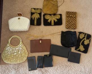 AWT017 Lot Of Small Handbags And Wallets