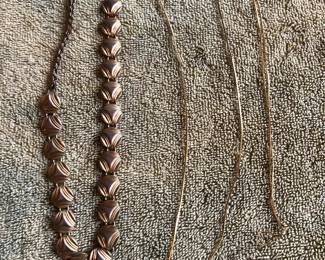 NEW: Vintage Gold Tone Necklaces