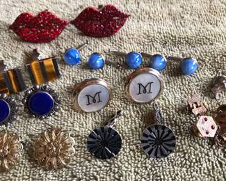 NEW: Vintage Earrings and Cuff Links