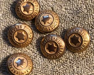 NEW: Vintage Minneapolis Police Department Uniform Buttons