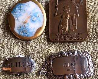 NEW: Awesome Vintage Sterling Bottle Tags