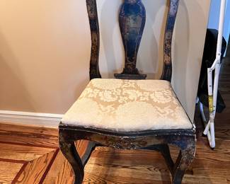 Antique Italian hand-painted 18th century chair