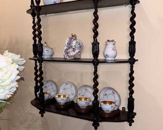 Antique what not shelf