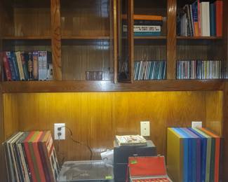 LP's, CD's, DVD's and VHS tapes...