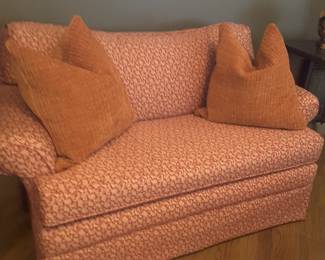 Loveseat sleeper ..lets out into a twin bed